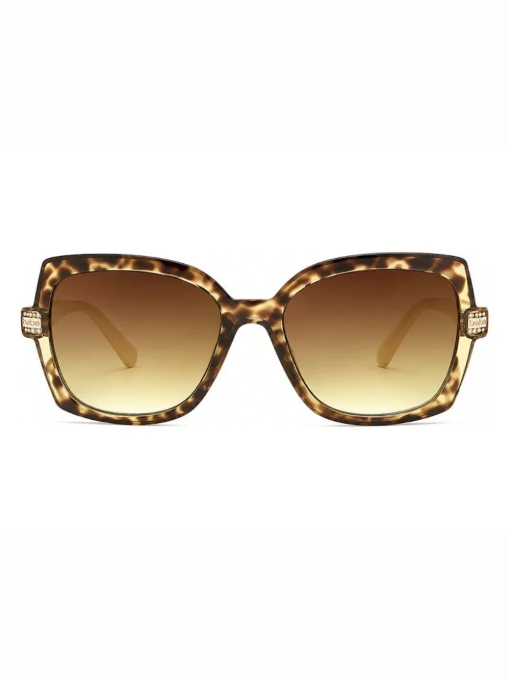 BEBE BBOP-1012CE-218 Women's  Cream Tortoise  Frame/Brown Gradnt Lens Sunglasses
